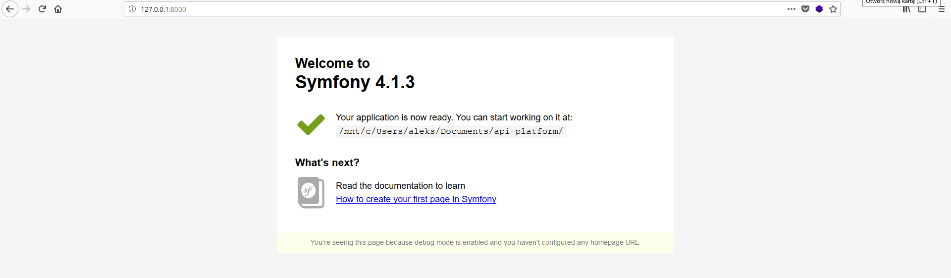 symfony work