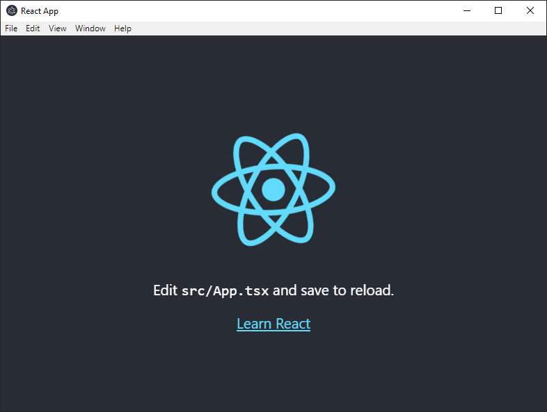 electron react